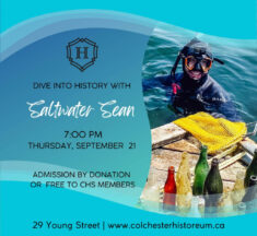 Colchester Historeum Museum and Archives Presents: Saltwater Sean