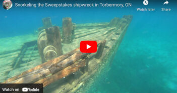 Learn More About The Sweepstakes and City of Grand Rapids Shipwrecks In Tobermory Sweepstakes / Grand Rapid