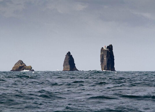 Þrídrangaviti Lighthouse:  Known as the Most Isolated Lighthouse in the World