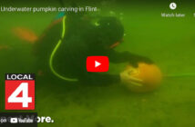 Underwater Pumpkin Carving