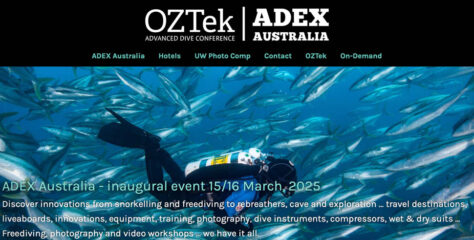 Introducing the Brand New ADEX Australia Dive Show In Conjunction with OZTek Advance Diving Conference