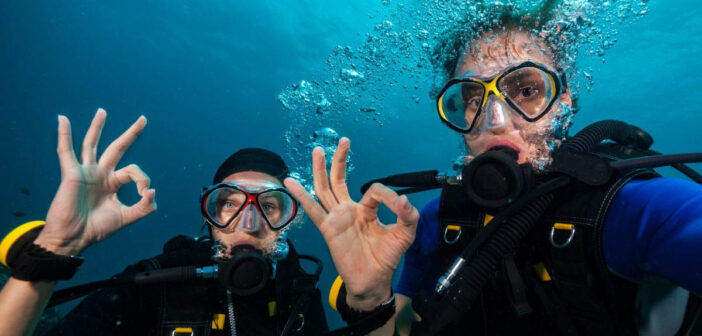 Divers Underwater