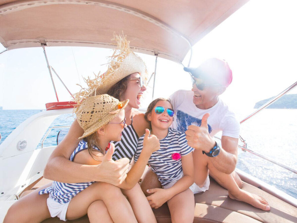 Boating Family