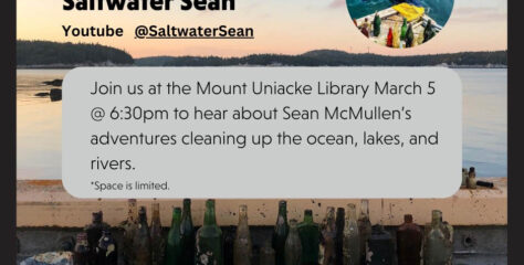 Saltwater Sean to Speak at Mount Uniacke Public Library