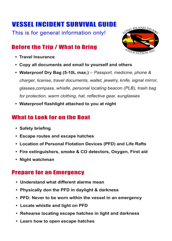 Liveaboard Survival Guide