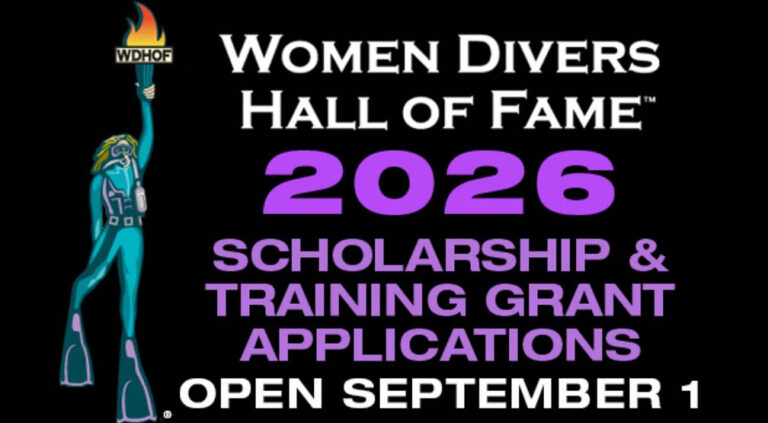 Women Divers Hall of Fame Grants 2026