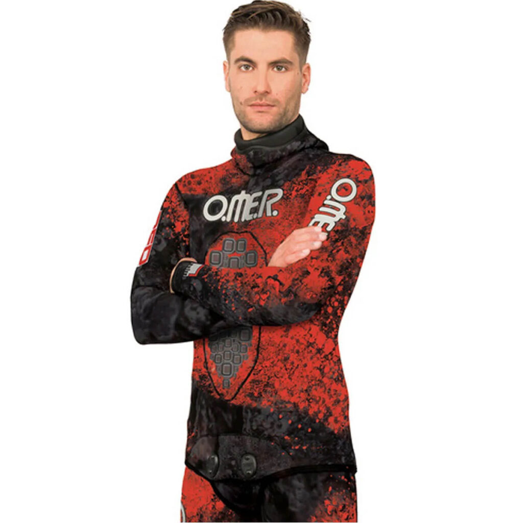 Omer 5mm Redstone Unisex Jacket Wetsuit