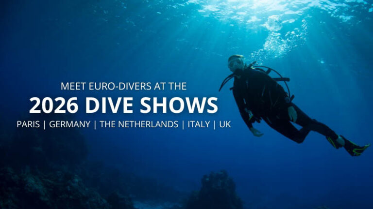 Meet Euro-Divers at the 2026 Dive Shows: Paris, Germany, the Netherlands, Italy and the U.K Euro Divers Dive Shows 2026