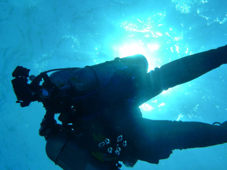 Tech Diver Underwater