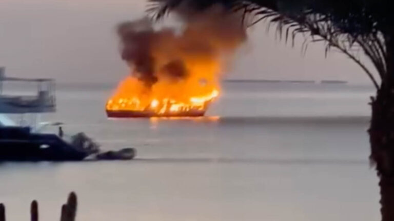 Golden Dolphin 3 Fire