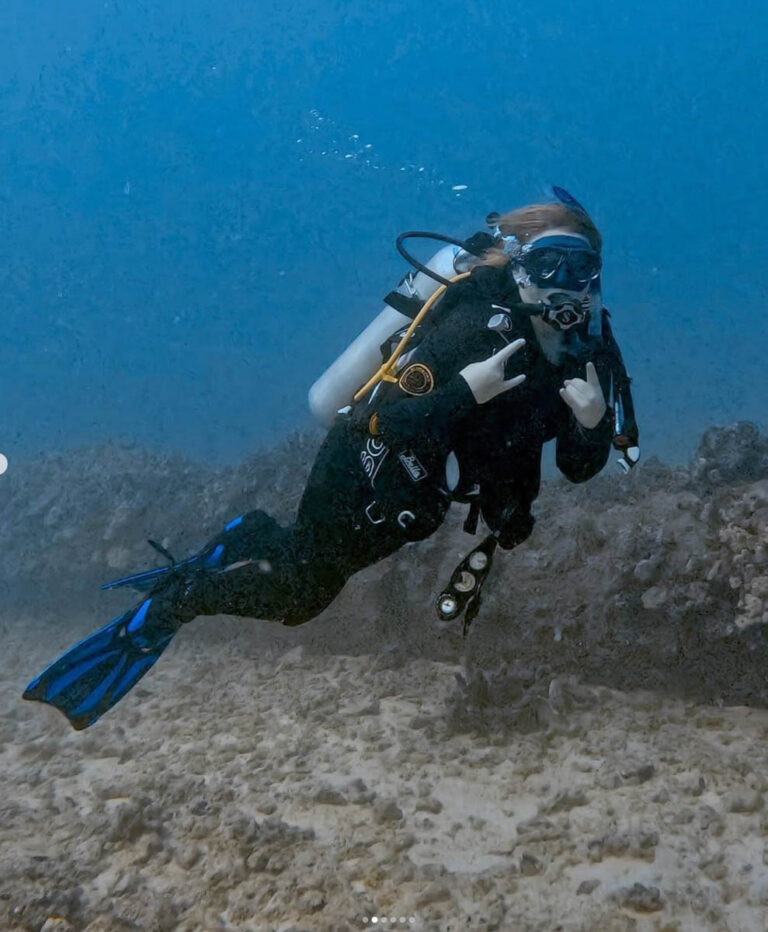 18-Year-Old Recognised as World’s Youngest Professional Divemaster Emily Pelton
