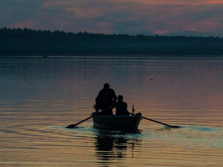 Fishing on a Lake