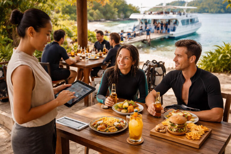 When the Dive Boat Returns – Why Smart POS Thinking Matters in Scuba Center Dining