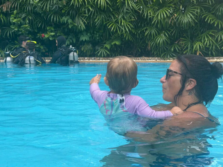 Diving and Motherhood