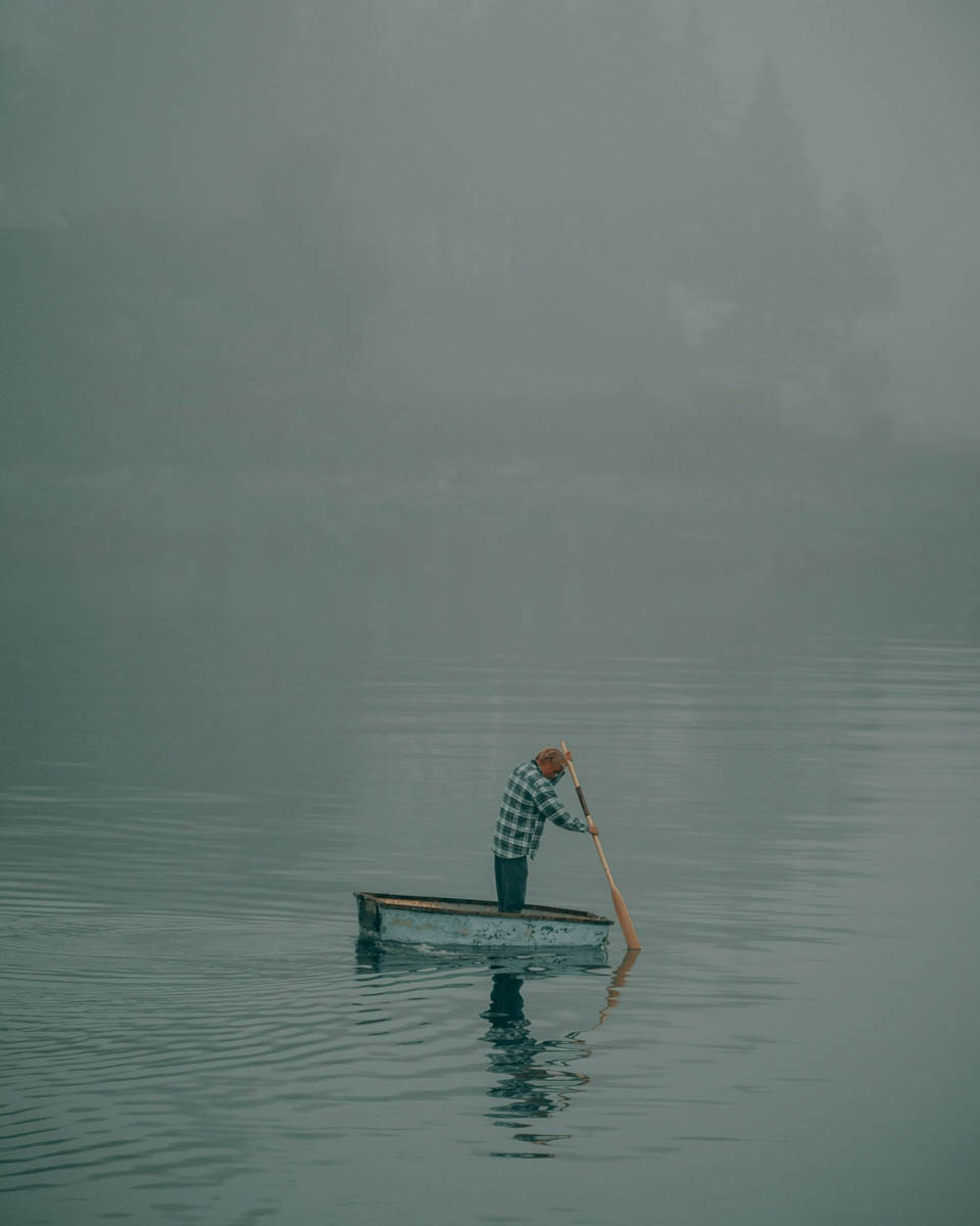 Man in a Row Boat