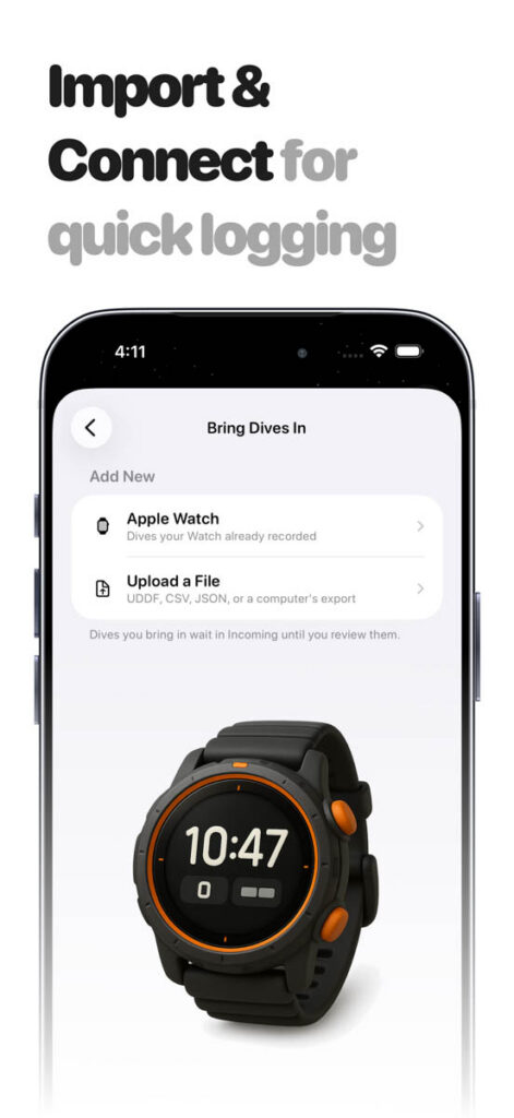 Divemates App Screen