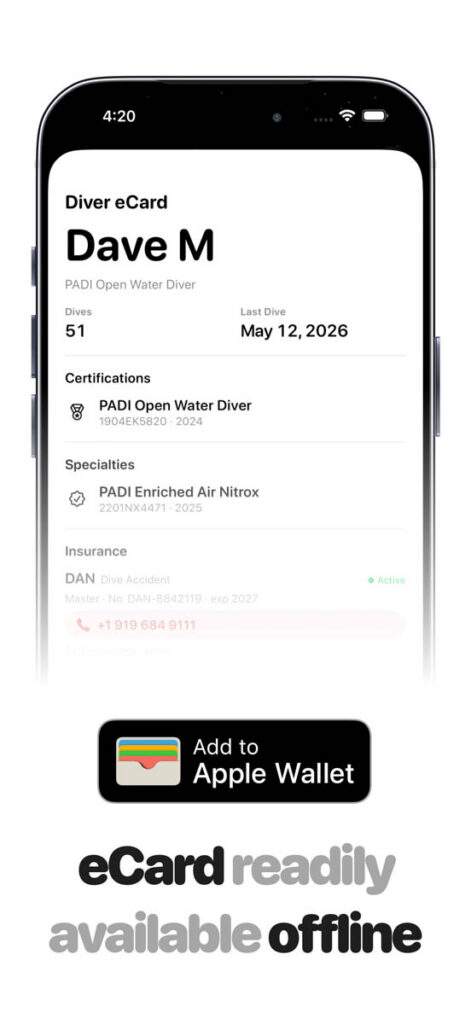 Divemates App Screen