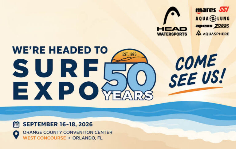 HEAD Watersports Takes Expanding Dive Portfolio to Surf Expo 2026