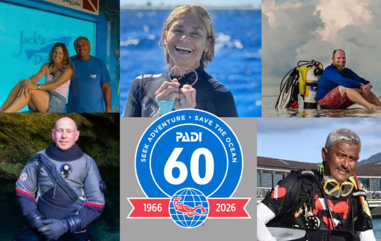 Leading Dive Professionals Honoured for Contributions to Conservation, Science and Inclusion PADI News
