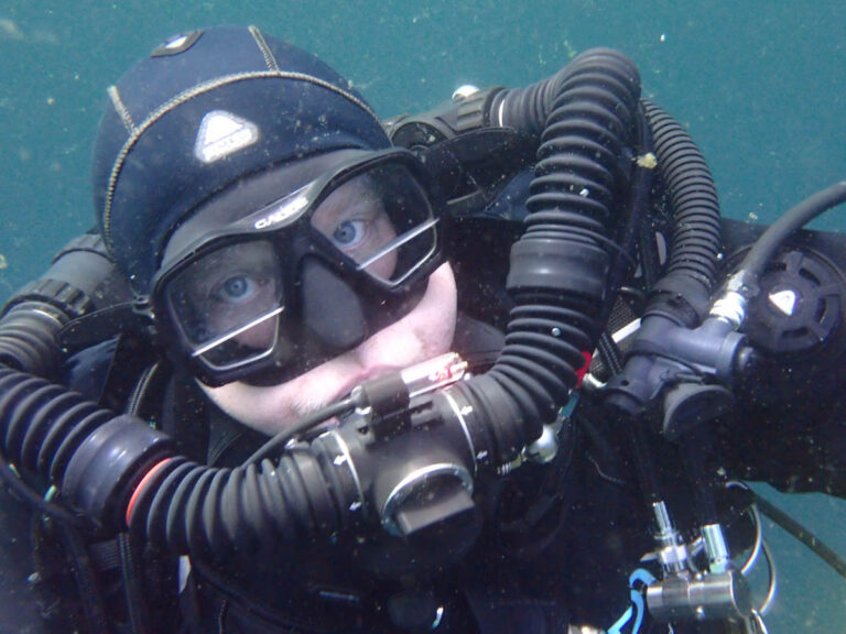New Rebreather Study Finds More Post-Dive Bubbles With Heliox Than Trimix CCR Diver